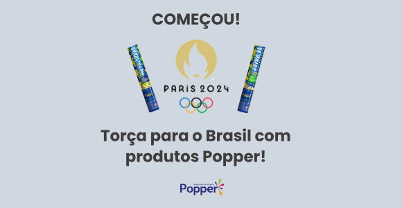 As Olímpiadas começaram! Torça com a Popper!