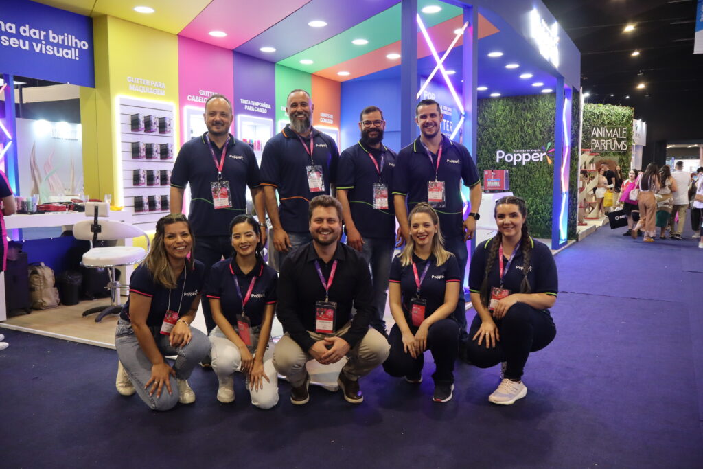 Equipe Popper na Beauty Fair 2024